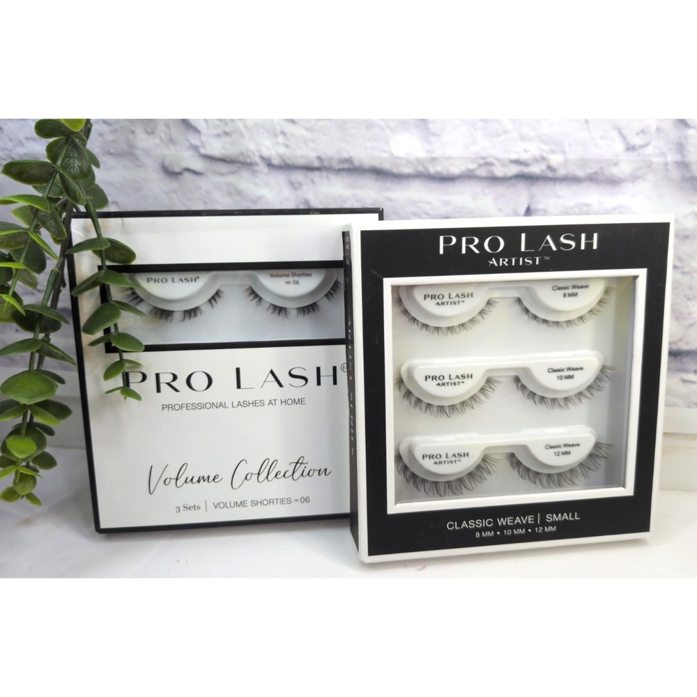NIB LOT 2!😍Pro Lash Artist SeriesVolume Collection Shorties Classic Weave Small
